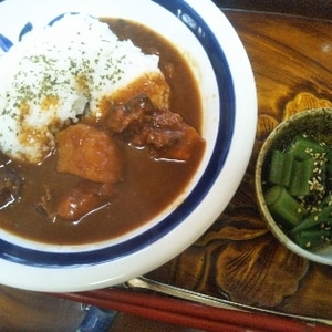 バレンタインに♡チョコをちょこっとビーフシチュー♪